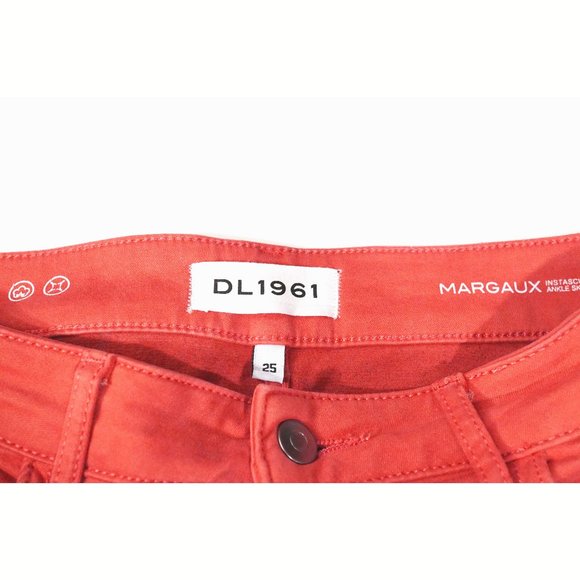 Never Worn DL1961 Margaux Malt Mid-Rise Ankle Skinny Jeans Zipper Pants - Picture 3 of 5